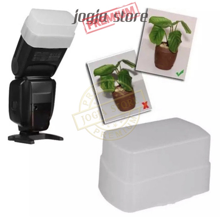Difuser Flash Kamera DSLR Flash Diffuser for Canon 580EX