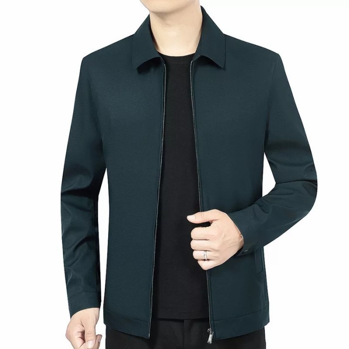 jaket jas pria/jaket formal/jaket kantor/jaket sopan/jaket - Hijau, L