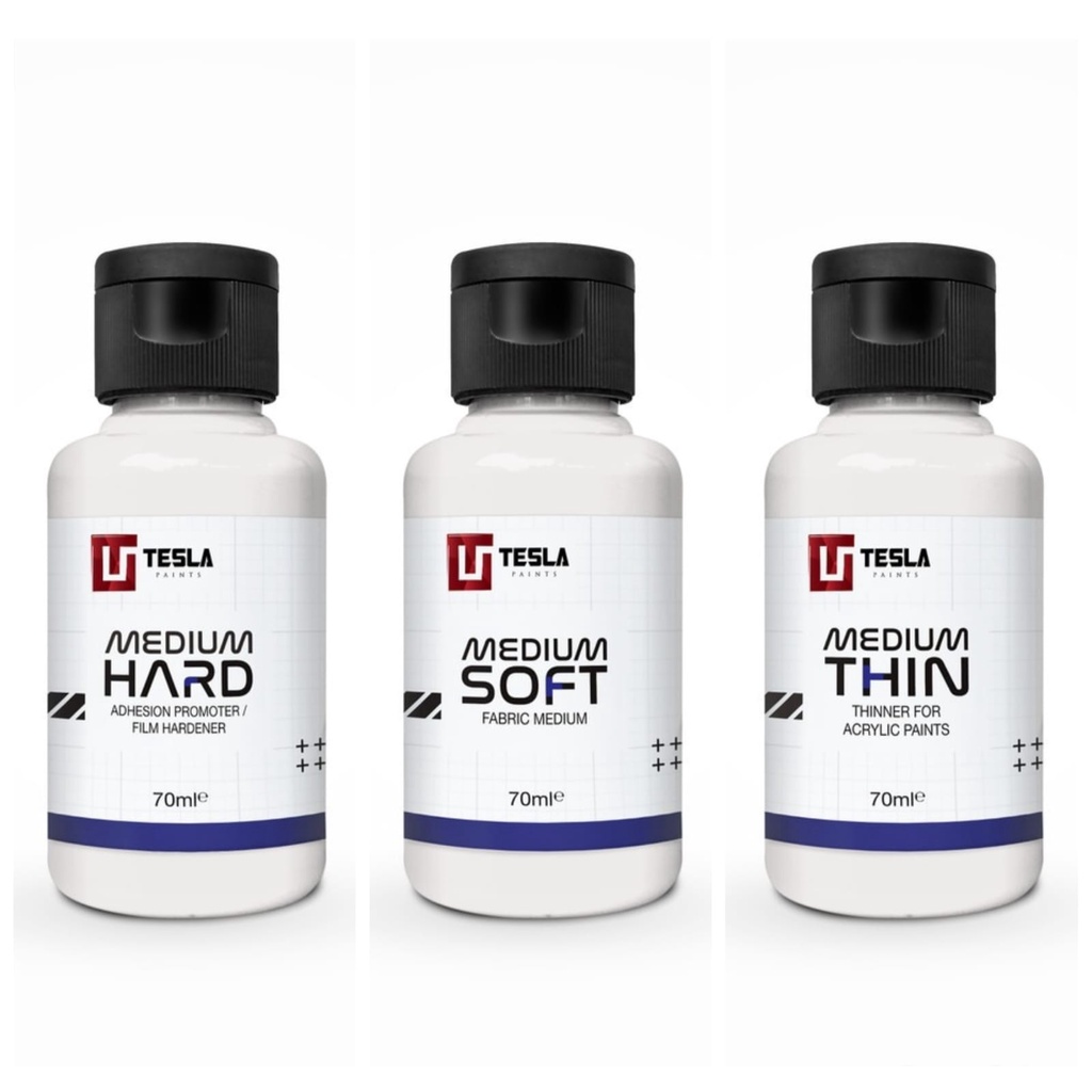 

Tesla Paints Medium Hard / Soft/ Thin 70ml