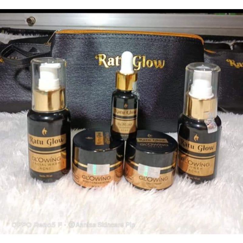 Skincare ratu glow platinum Original prodak agus apoteker