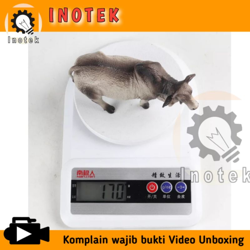 Mainan sapi berpunuk miniatur sapi hewan kurban