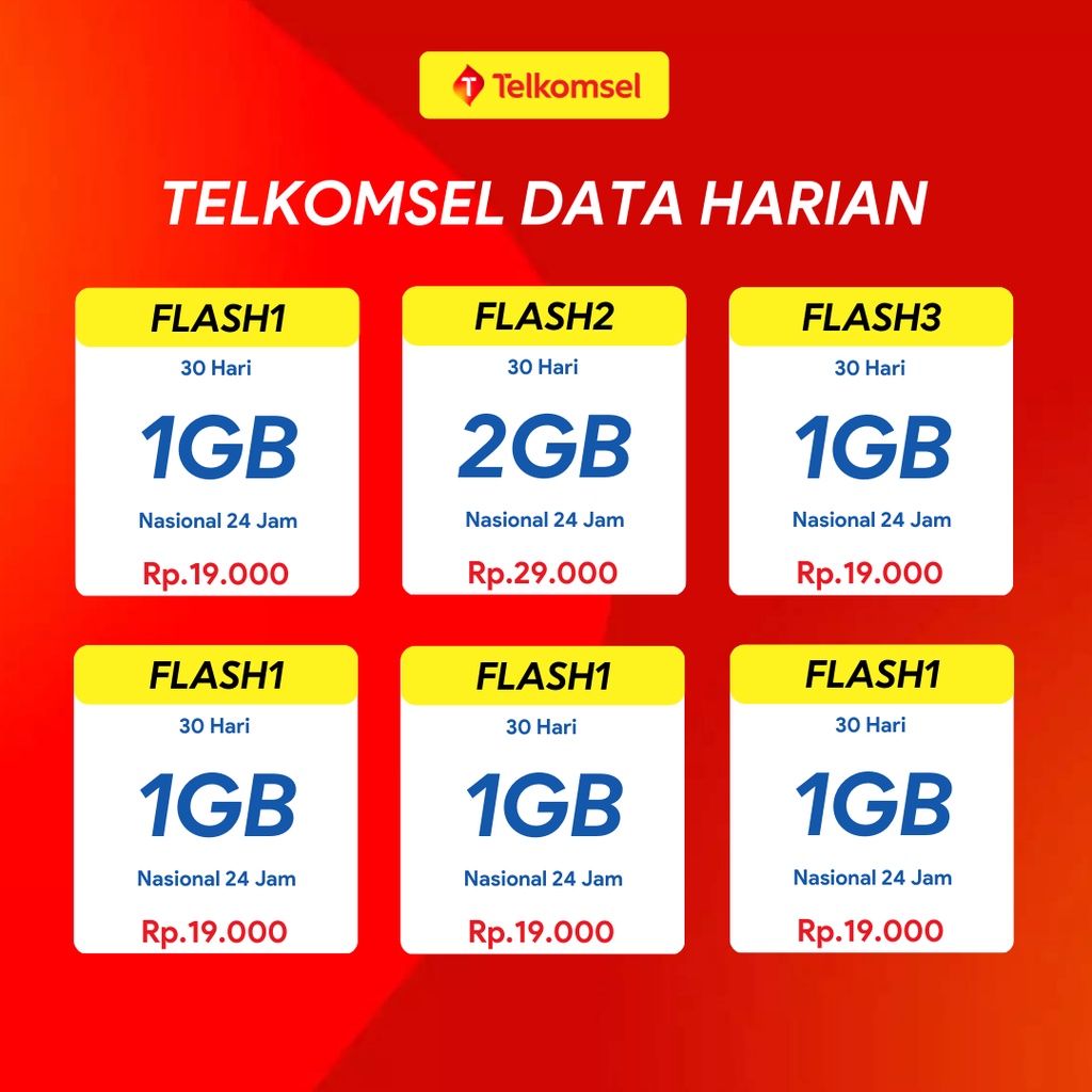 Paket Data Telkomsel Harian Inject Langsung Masuk