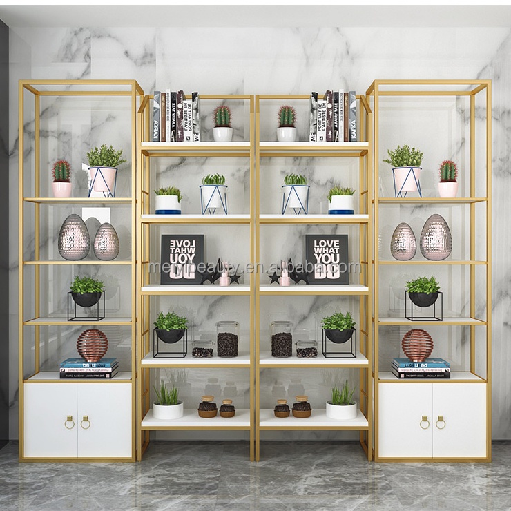 Satu Set rak display multifungsi rak susun showcase kosmetik rak toko rak dekorasi ruang tamu