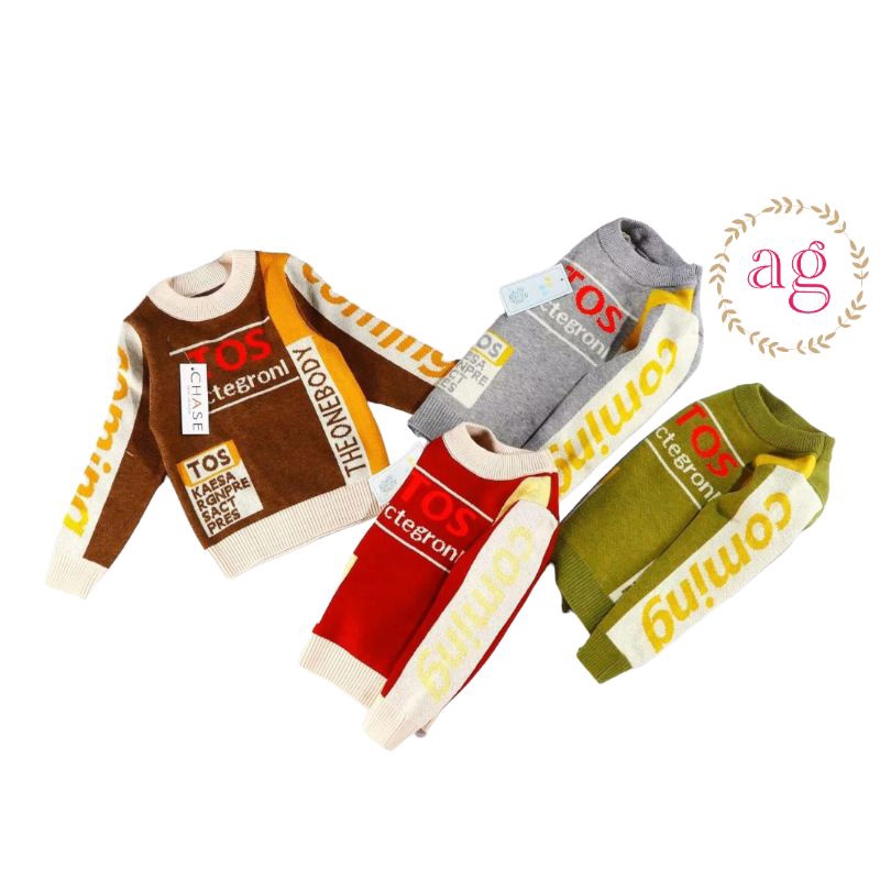 Sweater rajut anak import