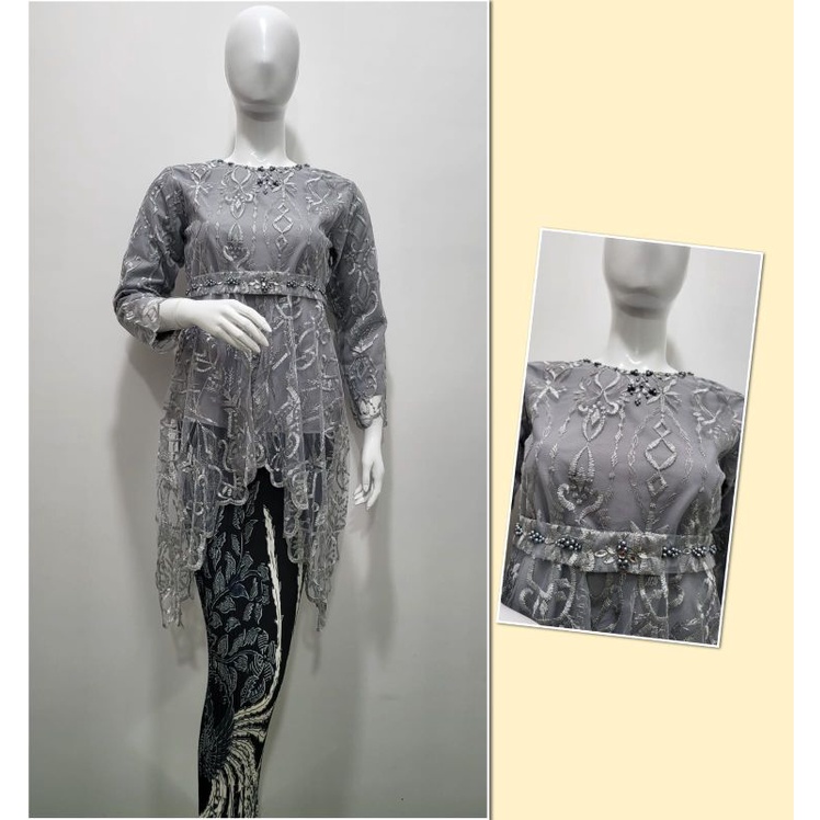 Permata Olshop / Kebaya Aurora Pita Payet Modern / Kebaya Wisuda Berpayet / Kebaya Lamaran / Kebaya Kondangan / Kebaya Remaja / Kebaya Pesta