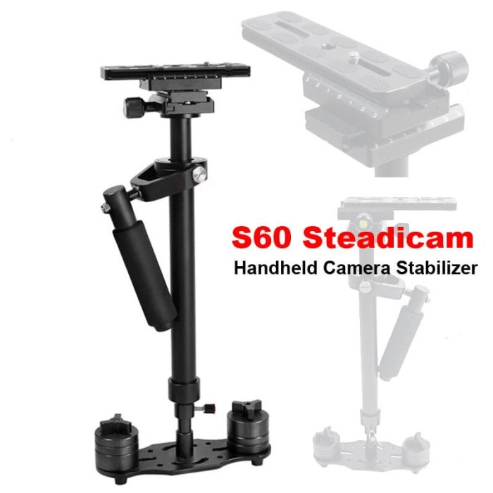 {BerkahStore} Taffware DSLR Kamera Stabilizer Steadycam - S60 Gimbal Murah