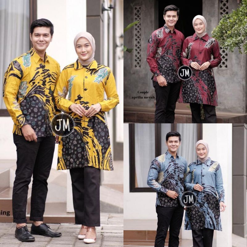 ATASAN BATIK COUPLE MODERN Anindhita || SERAGAM KERJA ||M-L-XL-XXL