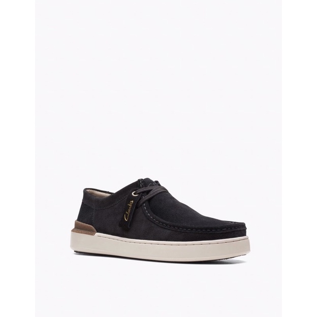 Clarks courtlite wally men’s black suede original 100%