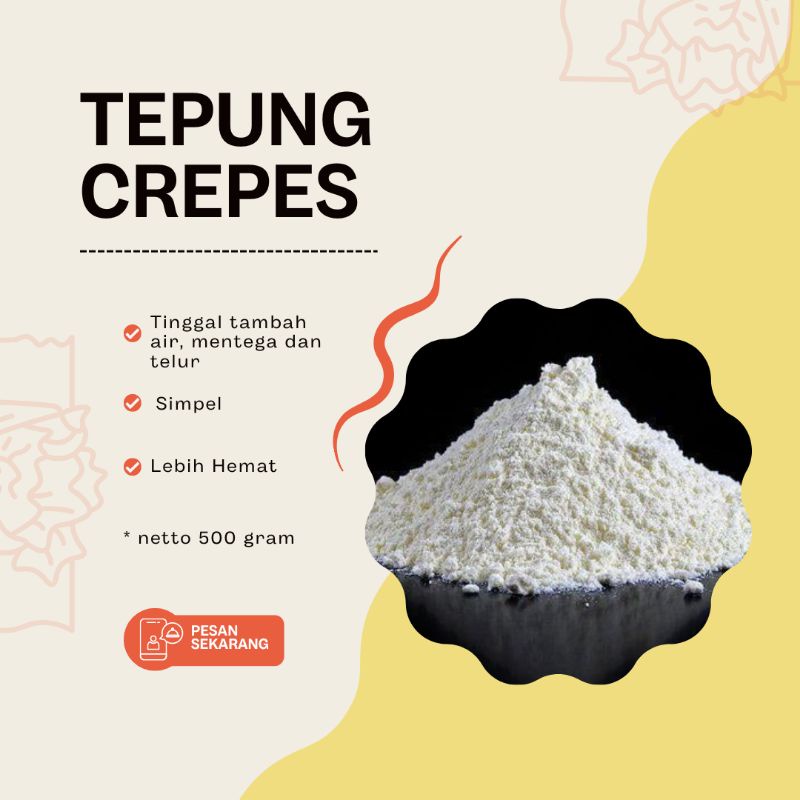 

Tepung Crepes 500 gram