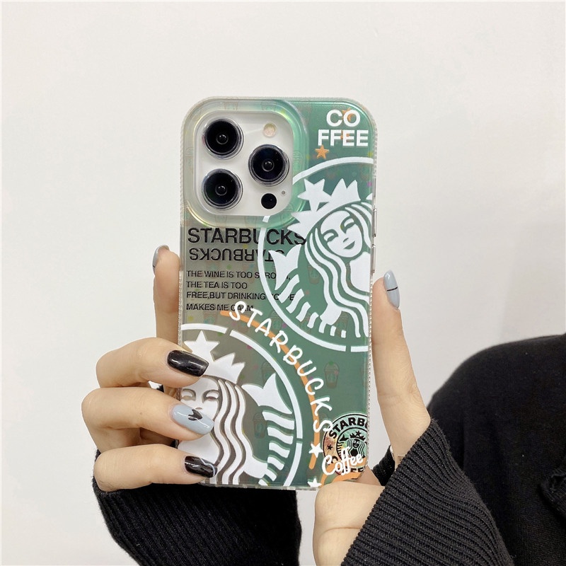 Casing Ponsel Merek Kopi Kompatibel Untuk iphone 14promax Pro 13promax 12promax 11casing Penutup Belakang shockproof