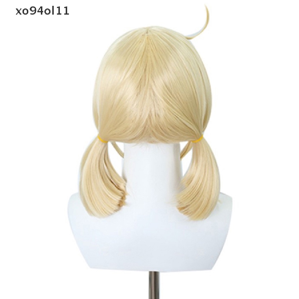 Xo Wig Game Genshin Impact Cosplay Props Wig Klee Wig Cosplay Golden Wig Soft Girl Wig Sweet Girl Wig Pendek Hanya Untuk Perempuan OL