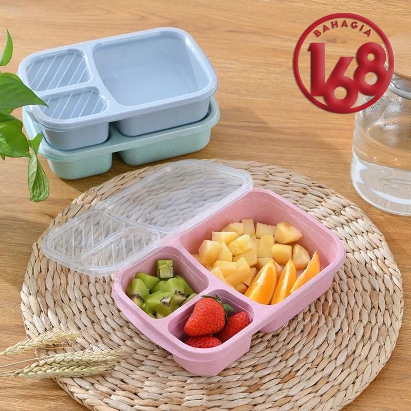 Tempat Makan Kotak Bekal Microwavable Lunch Box Kotak Makan Anak