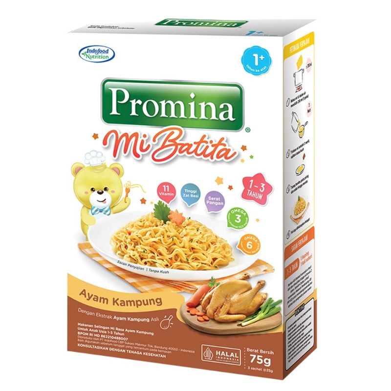 PROMINA SUP MI 84 GR  - MIE INSTAN UNTUK ANAK 1 TAHUN KEATAS