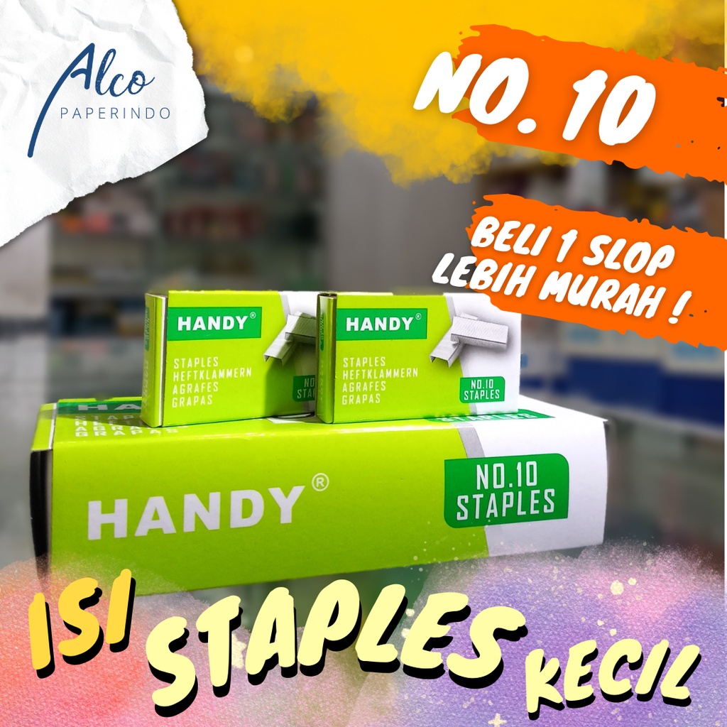 

Isi Staples Kecil HANDY No.10