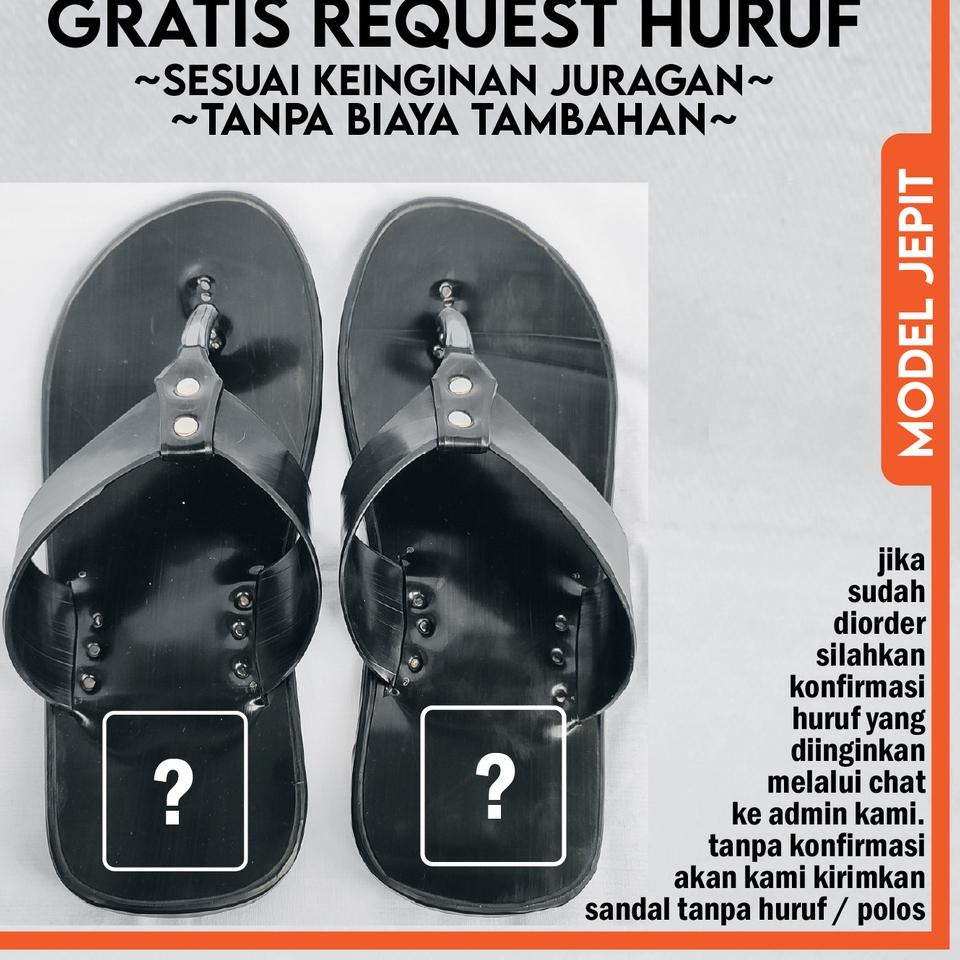 [KUL.28Ja23ι] Sandal / sandal pria  / Sandal Jepit Terompah zaman dahulu (bahan KARET BAN BEKAS) mod