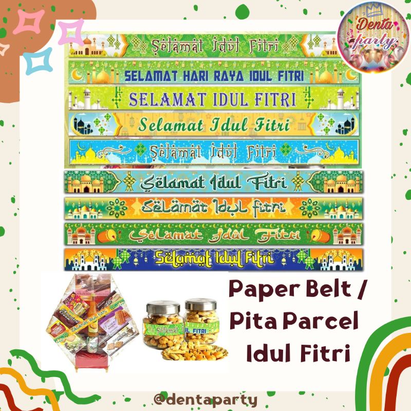 

Paper Belt Parcel 10pcs/Pita Parcel Idul Fitri 10pcs/Pita Parcel Lebaran/Selempang Parcel Idul Fitri Kertas