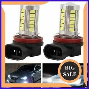 sparepart Bohlam Foglamp H11 33 Led Mobil Ignis Wuling BRV Jazz Brio Mobilio CRV 2ZJN23