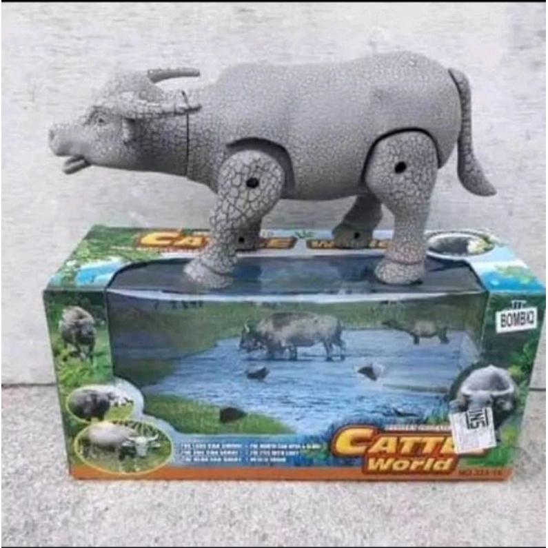 Mainan Kerbau Berjalan / Cattle world