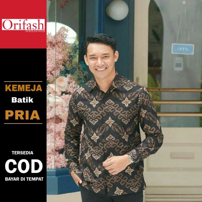 KEMEJA PRIA LENGAN PANJANG BAJU KERJA KANTOR DEWASA BAHAN KATUN M L XL XXL