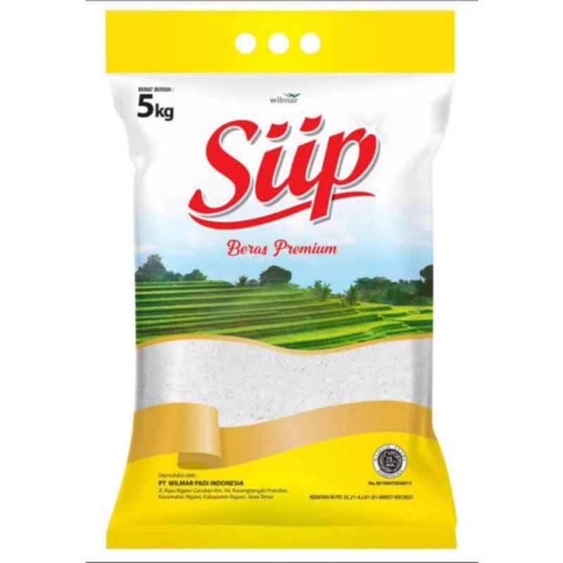 

Beras Siip Beras premium 5kg Sip