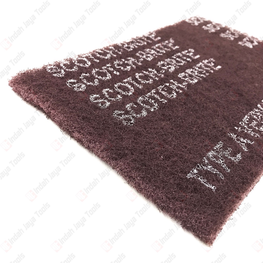 3M 7447 SCOTCH BRITE - Scotch Brite Maroon Red Merah Hand Pad