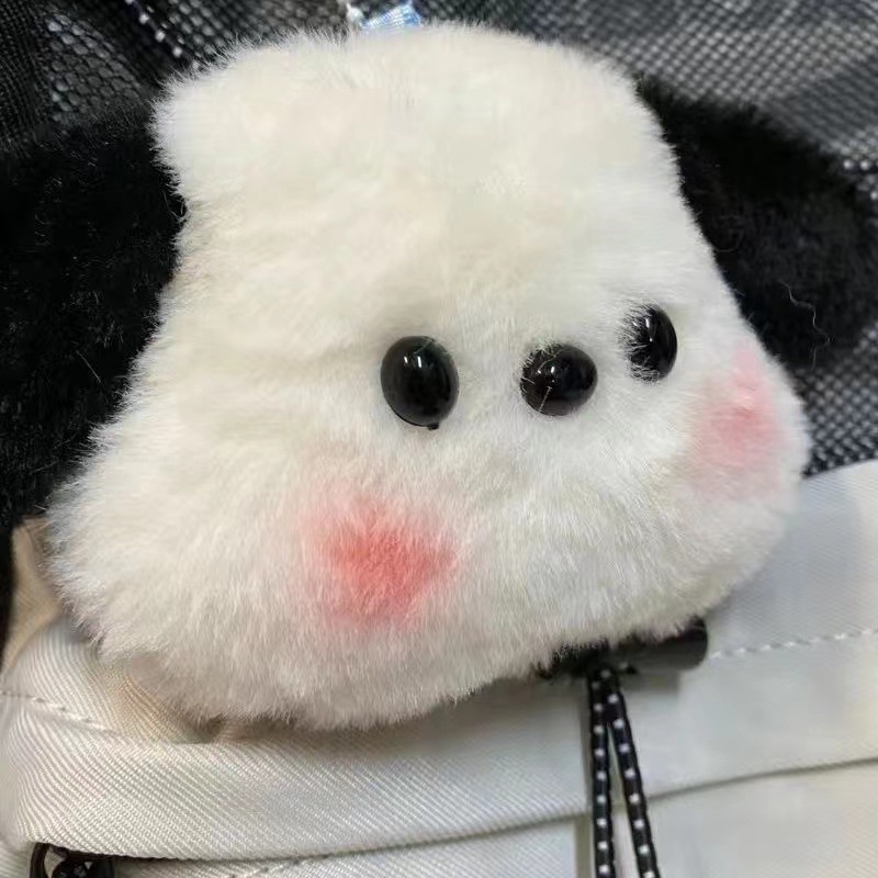 5 /10 /12cm Lucu Boneka Mewah Liontin Kartun Sanrio Pochacco Boneka Anjing Mainan Gantungan Kunci Untuk Anak Perempuan Dekorasi Tas Sekolah Kantor Supply Hadiah Kreatif