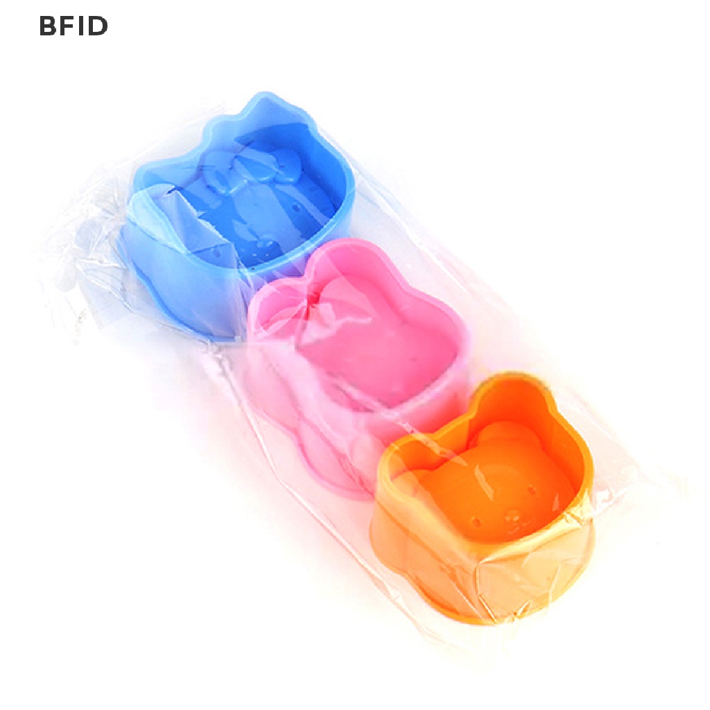 [BFID] 3pcs Cetakan Sushi Dapur Kartun Beruang Kelinci Rice Ball Mold DIY Bento Maker Tool [ID]