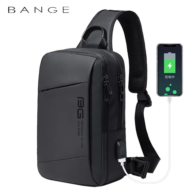 Bange BG22002 Tas Selempang Pria Waist Bag Pria Sling Bag Pria