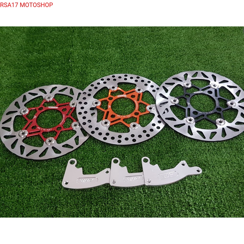 PIRINGAN CAKRAM BEAT VARIO SCOOPY FLOATING PSM BEAT (LUBANG BAUT 4) 220MM + BRACKET