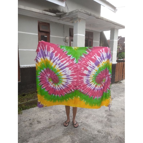 KAIN PANTAI KAIN BALI TIEDYE PELANGI