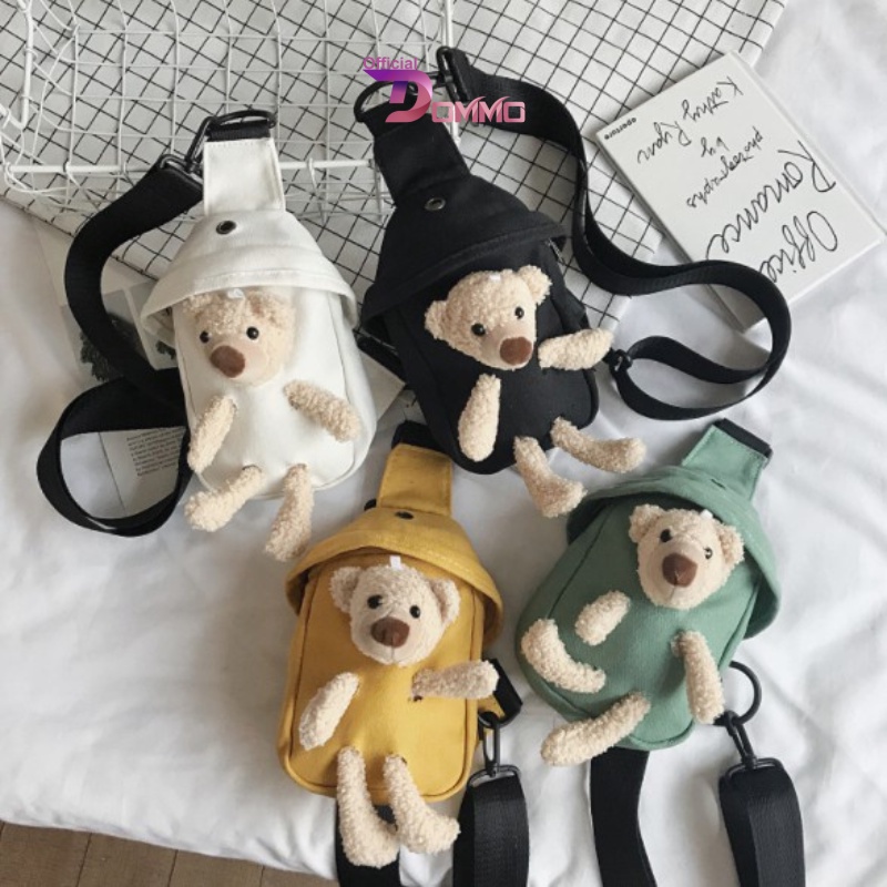 [IMPOR] DOMMO - D1567 Waist Bag Boneka T5090 / Tas Pinggang Boneka Lucu / Tas Selempang Boneka Import