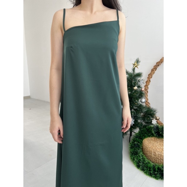 Selim Label Kaia Dress Maxi Silk Dress Tali Spaghetti Long Dress