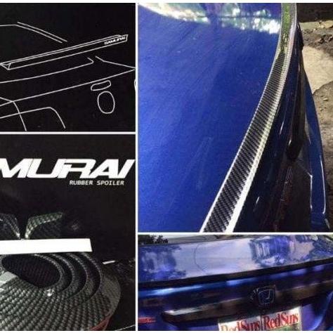 Termurah List Carbon Spoiler Mobil Universal Bahan Karet Carbon +