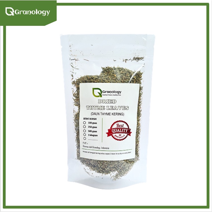 Daun Timi Kering / Dried Thyme Leaves (100 gram) by Granology