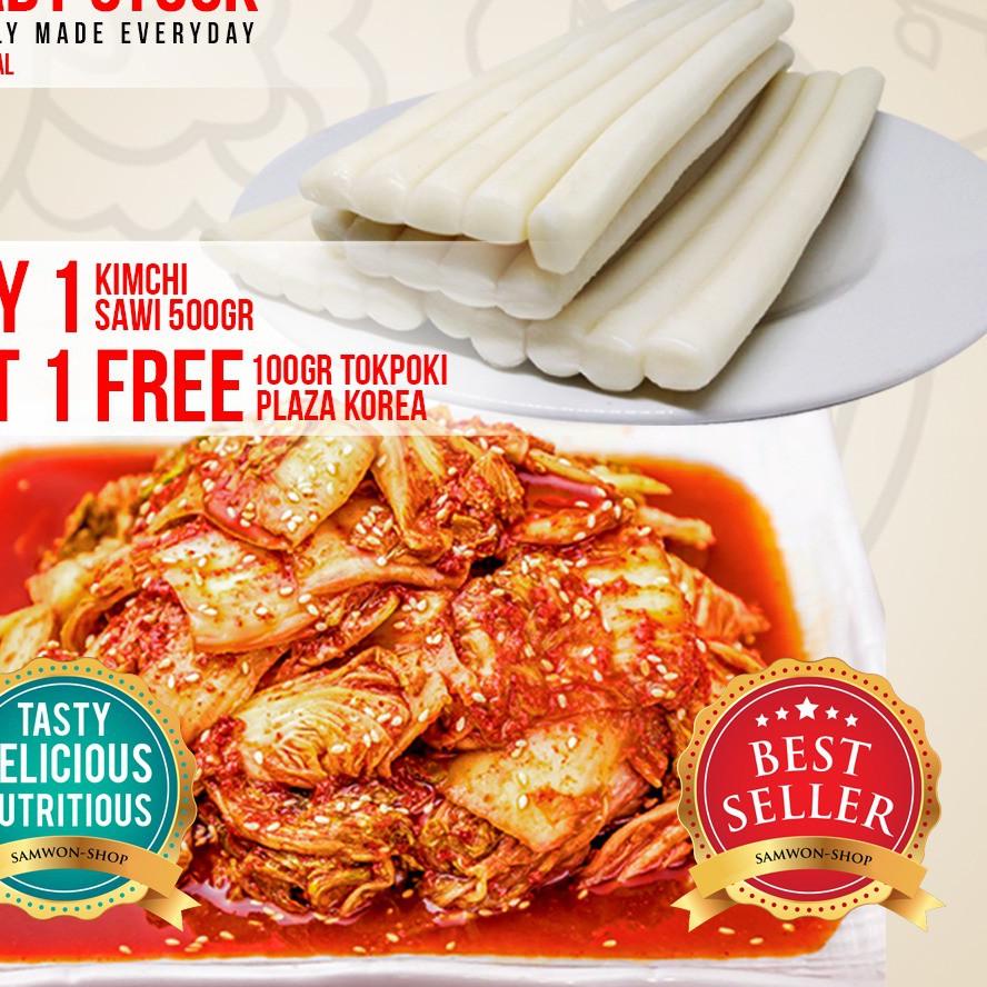 

Diskon [KP8] (BUY 1 GET 1) BUY KIMCHI SAMWON SAWI FRESH 500 GR FREE TTEOKBOKKI / TOKPOKI PLAZA KOREA 100 GR