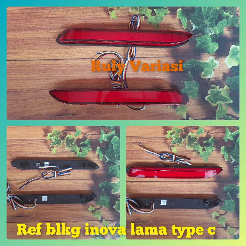 Lampu Reflector Reflektor Bumper Belakang Mobil Innova Inova Lama 2004-2015