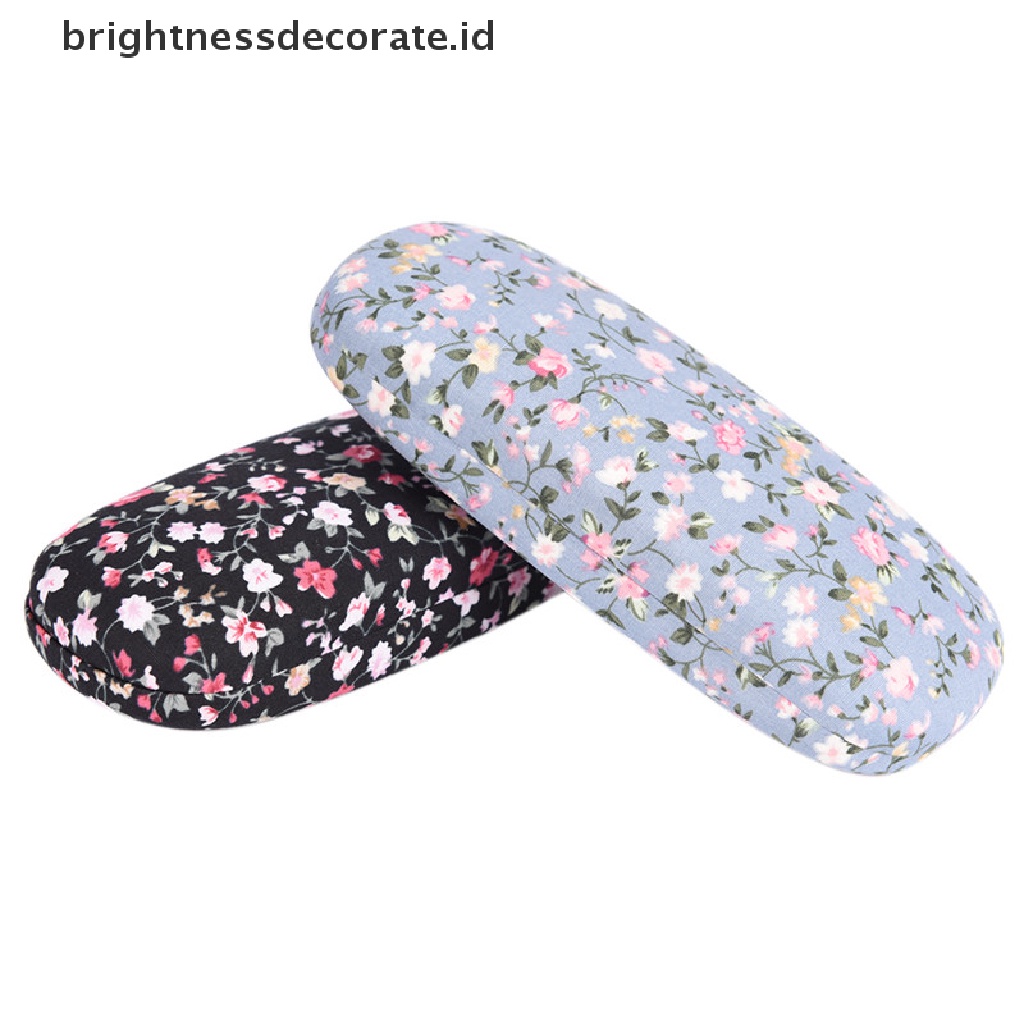 [Birth] Sunglasses Box portable Flower Sunglasses Hard Glassesbox Kotak Perlindungan Kacamata [ID]