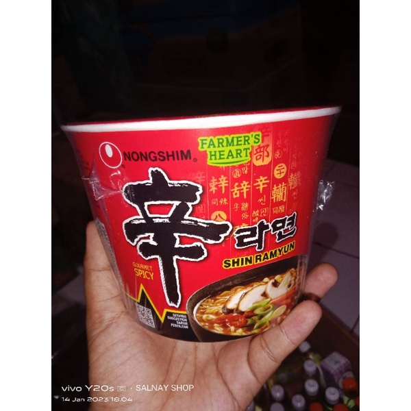 shin ramyun cup 117g exp maret 2023
