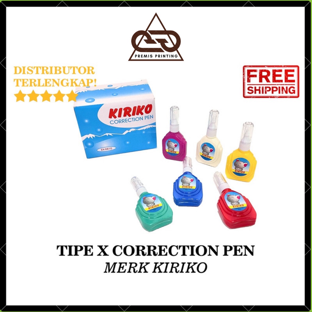 

Tipx Cair Karakter Tipex Lucu Kiriko Correction Pen / Tipx Cair Karakter Lucu