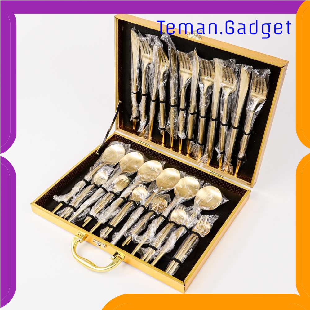 TG - DPR KUBAC Perlengkapan Makan Sendok Garpu Pisau Portuguese 30PCS - MKT241D