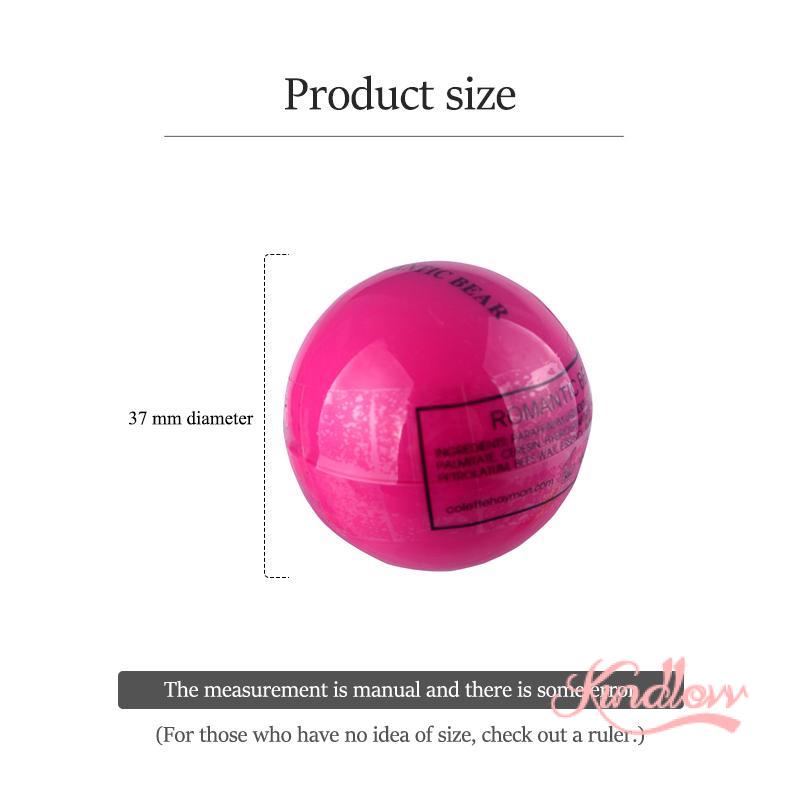 Kindlovv-Lip Blam Mini Fruity Colorful Ball Shape Moisturizing Hydrating Lip Balm Melembabkan Portab