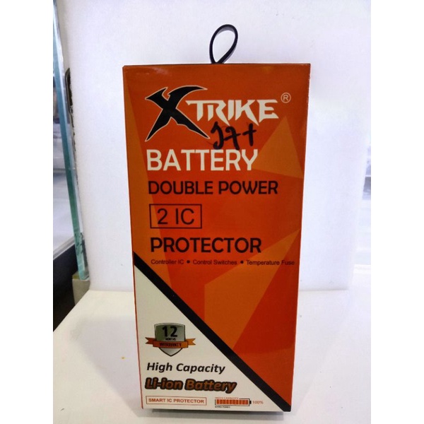 BATRE XTRIKE SAMSUNG J7+ C710 DOUBLE POWER