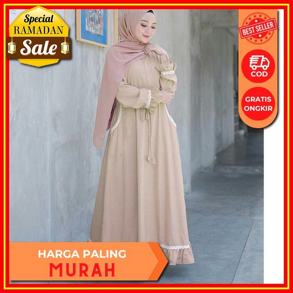 Bisa Cod'Venya Dress / Baju Gamis 2022 Model Baru / Gamis Wanita Dewasa / Gamis Ibu Ibu / Baju Musli