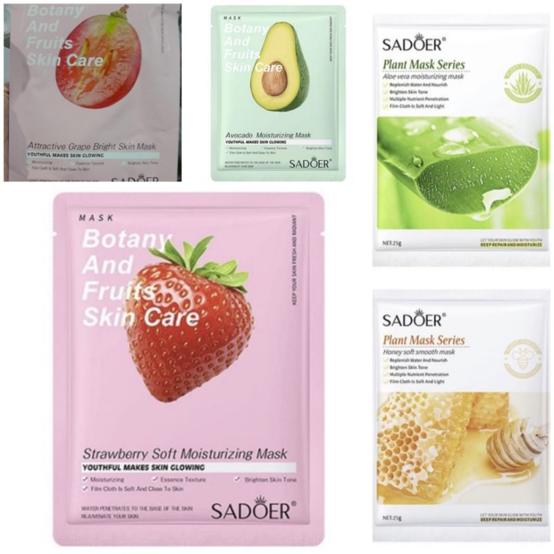 MASKER WAJAH SADOER NATURAL SKIN FACE MASK