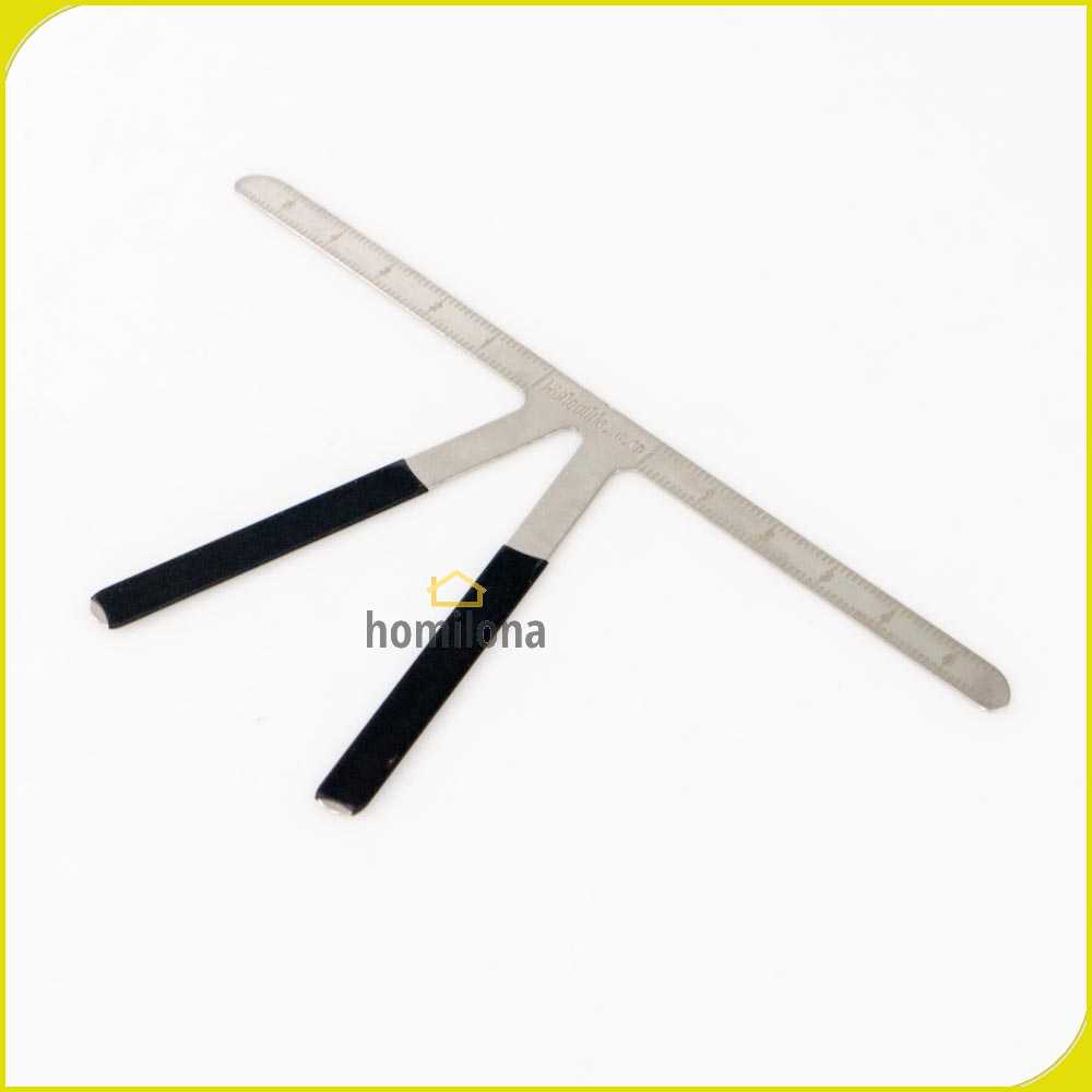 Biutte.co Penggaris Alis Eyebrow Balance Ruler Measure Shaping Tool