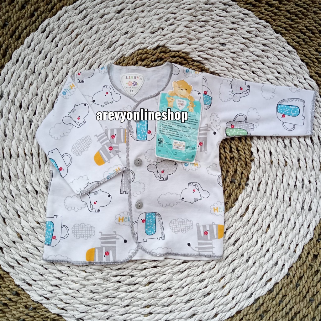 Libby / Velvet 1 Pcs Baju Bayi Pendek / Baju Panjang / Celana Pendek / Celana Panjang Bayi Libby/ Miyo Motif Baby Newborn 0-3 3-6 Serba Serbi Atasan Bawahan Arevyonlineshop