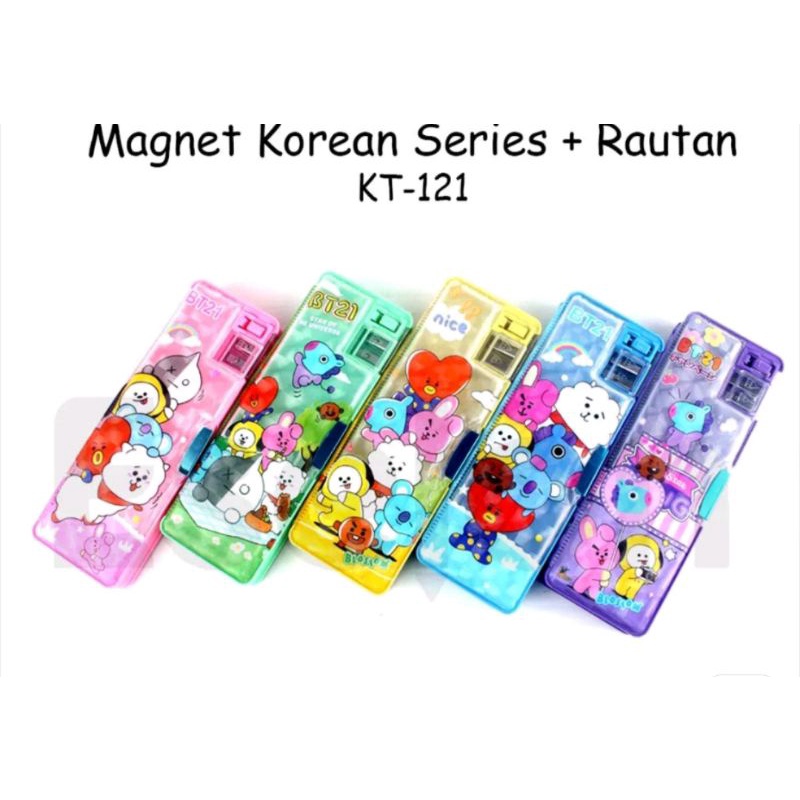 

kotak Pensil Plus Rautan KT121, Tempat Pencil Fancy