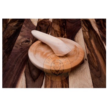 COBEK DAN ULEKAN KAYU MAHONI 1 SET/COBEK+ULEKAN KAYU TERMURAH/COBEK KECIL SATU SET ULEKAN