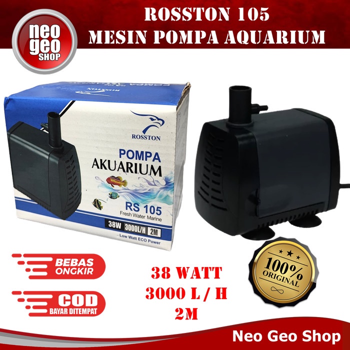 Rosston Rs 105 Rs105 Mesin Pompa Air Roston Power Head Aquarium