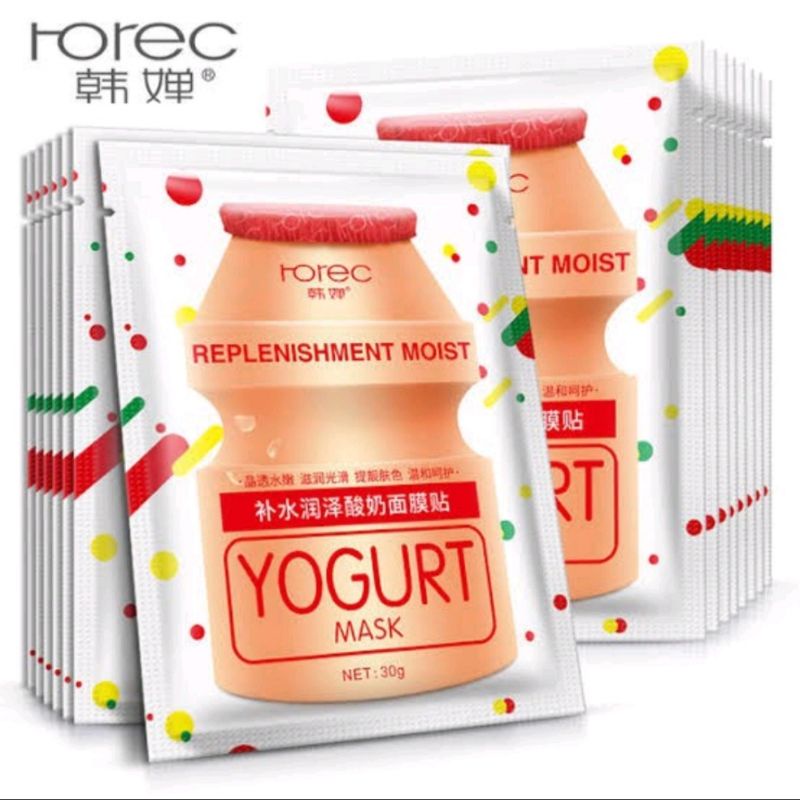 ROREC YOGURT MASK / ROREC MASKER YOGURT /SHEET MASK ROREC